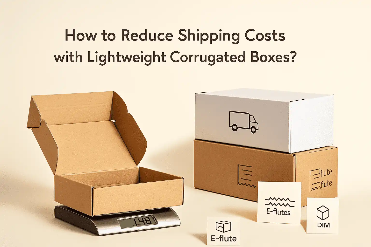 How to Reduce Shipping Costs with Lightweight Corrugated Boxes?